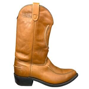 Vintage Double H Men’s Brown Leather Sub Zero Western Cowboy Boots Size 10 D